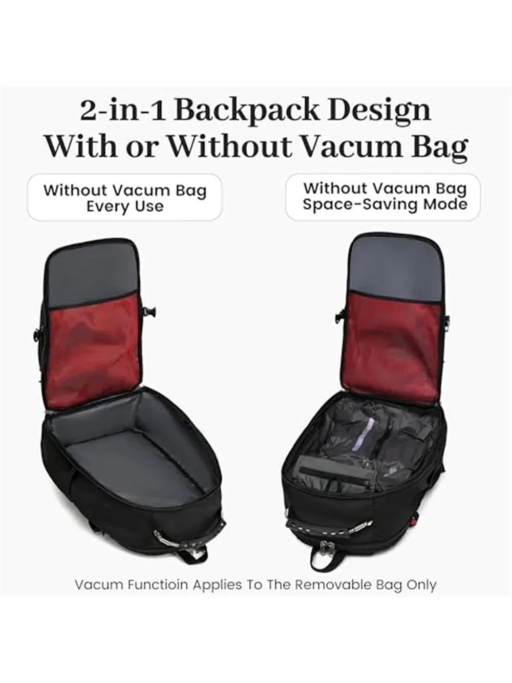 Vacuum Compression Travel Backpack Carry On Laptop Backpack Airline Personal